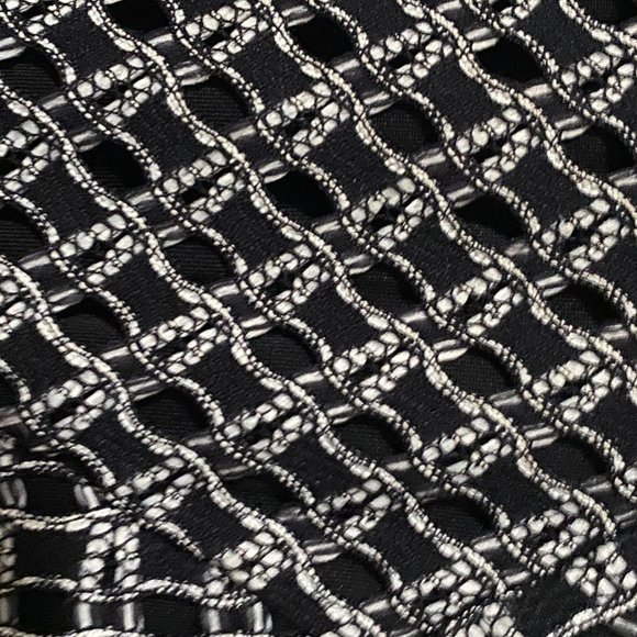 BCBGMaxazria Elyze Lace-blocked Fit & Flare Dress - Picture 6 of 8